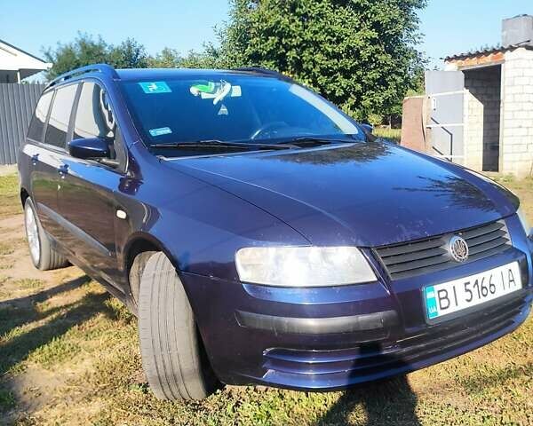 Синий Фиат Стило, объемом двигателя 1.6 л и пробегом 293 тыс. км за 3300 $, фото 1 на Automoto.ua