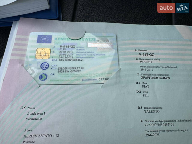 Черный Фиат Таленто, объемом двигателя 1.6 л и пробегом 193 тыс. км за 17500 $, фото 36 на Automoto.ua