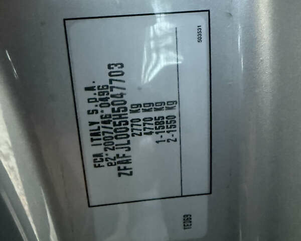 Серый Фиат Таленто, объемом двигателя 1.6 л и пробегом 260 тыс. км за 15300 $, фото 17 на Automoto.ua