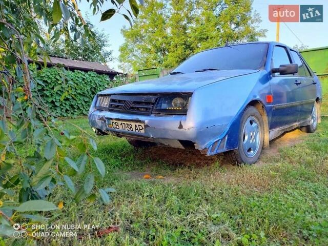 Синий Фиат Темпра, объемом двигателя 1.6 л и пробегом 300 тыс. км за 750 $, фото 1 на Automoto.ua