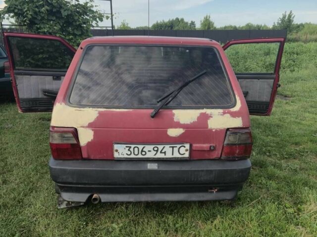 Красный Фиат Уно, объемом двигателя 1.3 л и пробегом 260 тыс. км за 326 $, фото 1 на Automoto.ua