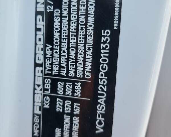 Белый Фискер Ocean, объемом двигателя 0 л и пробегом 24 тыс. км за 8900 $, фото 11 на Automoto.ua