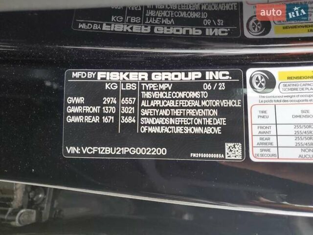 Черный Фискер Ocean, объемом двигателя 0 л и пробегом 22 тыс. км за 9000 $, фото 12 на Automoto.ua
