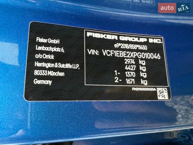 Синий Фискер Ocean, объемом двигателя 0 л и пробегом 32 тыс. км за 25900 $, фото 40 на Automoto.ua
