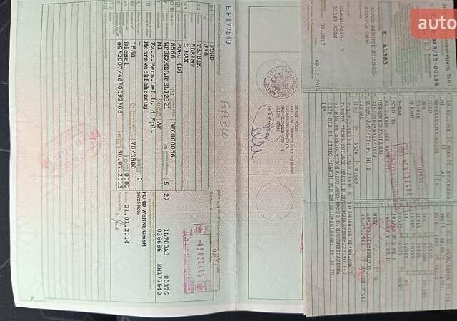 Білий Форд Б-Макс, об'ємом двигуна 1.5 л та пробігом 234 тис. км за 8350 $, фото 1 на Automoto.ua