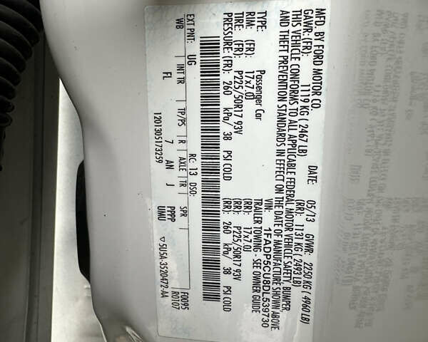 Білий Форд Сі-Макс, об'ємом двигуна 2 л та пробігом 222 тис. км за 11000 $, фото 32 на Automoto.ua