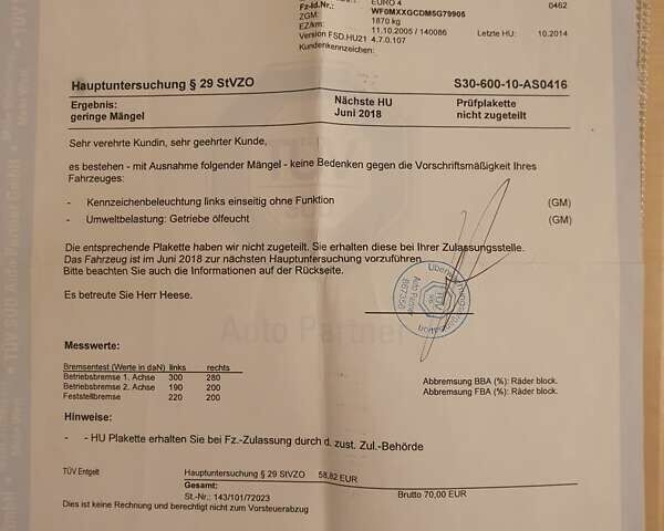 Сірий Форд Сі-Макс, об'ємом двигуна 1.6 л та пробігом 223 тис. км за 4100 $, фото 4 на Automoto.ua