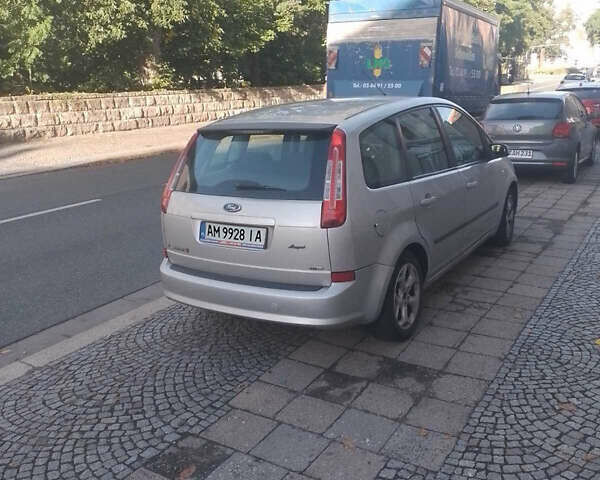 Серый Форд Си-Макс, объемом двигателя 1.6 л и пробегом 291 тыс. км за 5200 $, фото 2 на Automoto.ua