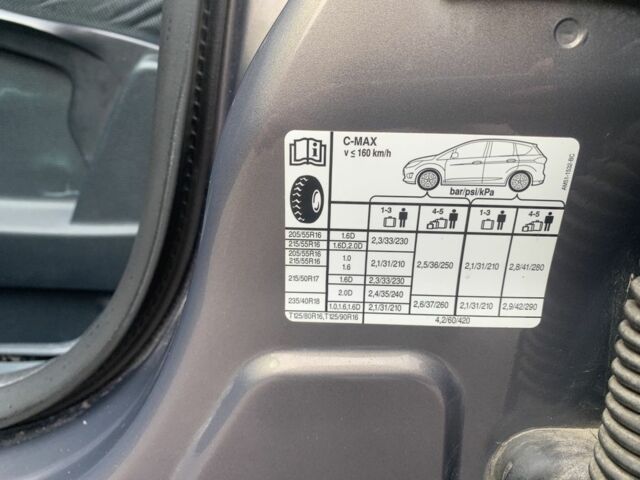 Серый Форд Си-Макс, объемом двигателя 1.6 л и пробегом 97 тыс. км за 7000 $, фото 9 на Automoto.ua