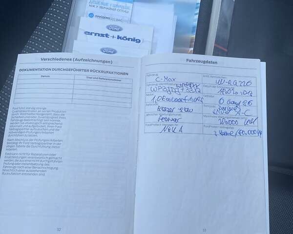 Синий Форд Си-Макс, объемом двигателя 1 л и пробегом 112 тыс. км за 6777 $, фото 96 на Automoto.ua