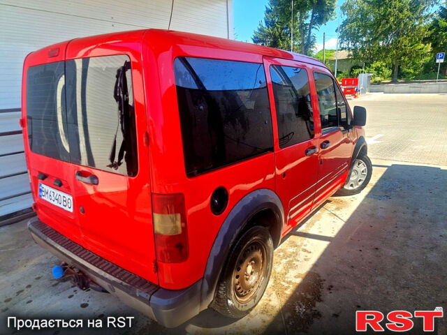 Красный Форд Коннект, объемом двигателя 1.8 л и пробегом 255 тыс. км за 2900 $, фото 4 на Automoto.ua
