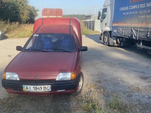 Червоний Форд Кур'єр, об'ємом двигуна 1.6 л та пробігом 57 тис. км за 1100 $, фото 1 на Automoto.ua