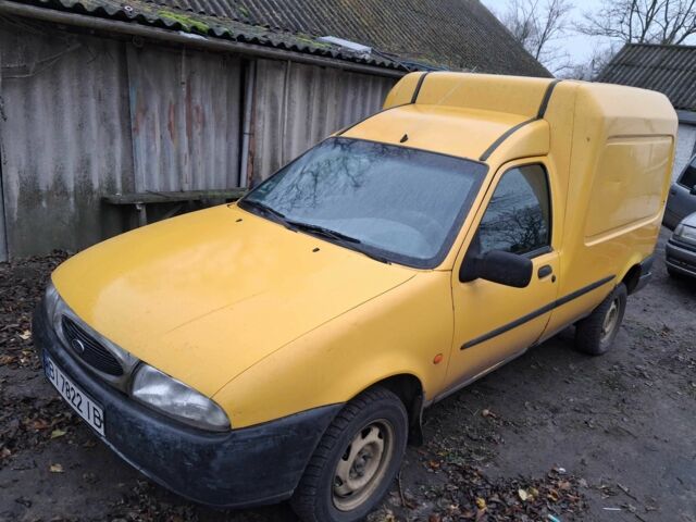 Желтый Форд Курьер, объемом двигателя 1.8 л и пробегом 139 тыс. км за 600 $, фото 1 на Automoto.ua