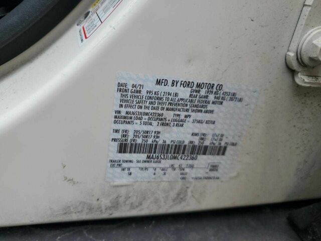 Білий Форд Екоспорт, об'ємом двигуна 2 л та пробігом 43 тис. км за 9000 $, фото 18 на Automoto.ua