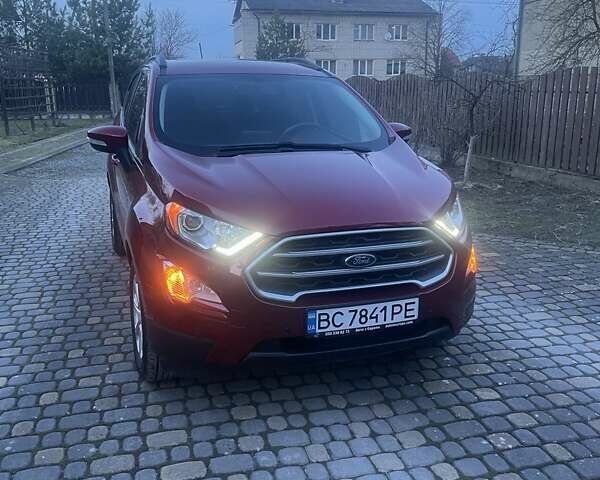 Красный Форд Экоспорт, объемом двигателя 1 л и пробегом 19 тыс. км за 12600 $, фото 1 на Automoto.ua