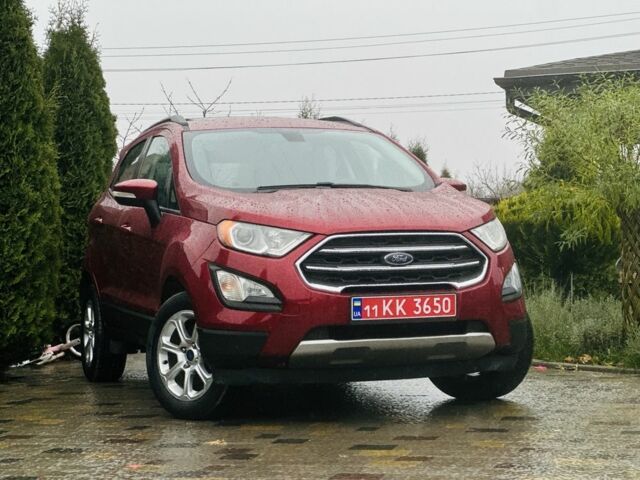 Красный Форд Экоспорт, объемом двигателя 1 л и пробегом 154 тыс. км за 10500 $, фото 1 на Automoto.ua