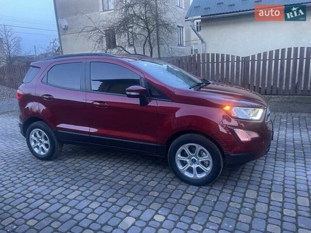 Красный Форд Экоспорт, объемом двигателя 1 л и пробегом 19 тыс. км за 12600 $, фото 3 на Automoto.ua