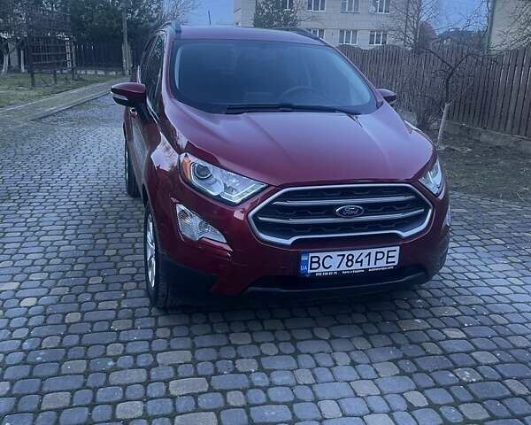 Красный Форд Экоспорт, объемом двигателя 1 л и пробегом 19 тыс. км за 12600 $, фото 2 на Automoto.ua