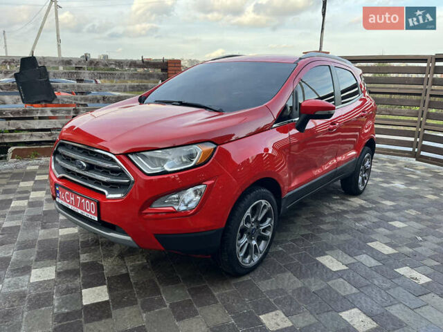 Красный Форд Экоспорт, объемом двигателя 2 л и пробегом 108 тыс. км за 9700 $, фото 1 на Automoto.ua