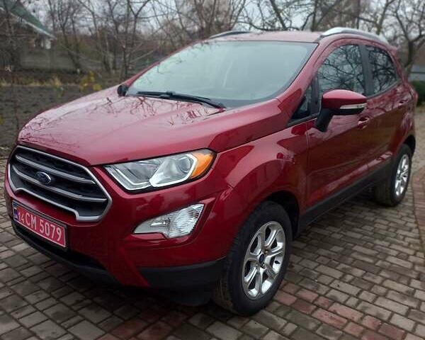 Красный Форд Экоспорт, объемом двигателя 1 л и пробегом 149 тыс. км за 10400 $, фото 5 на Automoto.ua
