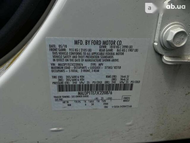 Форд Экоспорт, объемом двигателя 1 л и пробегом 44 тыс. км за 14000 $, фото 24 на Automoto.ua
