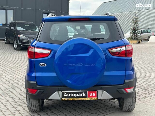 Синий Форд Экоспорт, объемом двигателя 1.5 л и пробегом 165 тыс. км за 10190 $, фото 4 на Automoto.ua