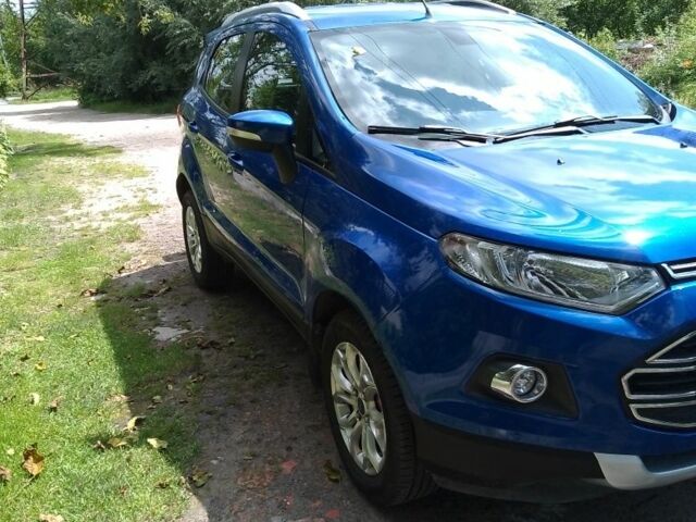 Синий Форд Экоспорт, объемом двигателя 1.5 л и пробегом 164 тыс. км за 9500 $, фото 1 на Automoto.ua