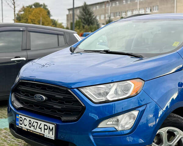 Синий Форд Экоспорт, объемом двигателя 1 л и пробегом 79 тыс. км за 9550 $, фото 7 на Automoto.ua