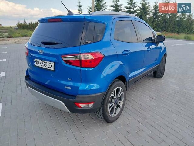 Синий Форд Экоспорт, объемом двигателя 1 л и пробегом 88 тыс. км за 10700 $, фото 8 на Automoto.ua