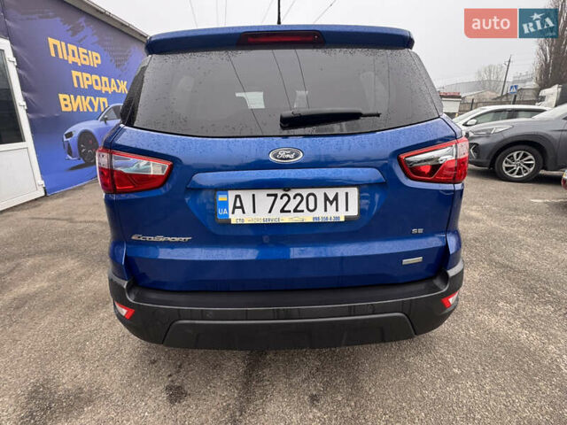 Синий Форд Экоспорт, объемом двигателя 1 л и пробегом 49 тыс. км за 10999 $, фото 6 на Automoto.ua