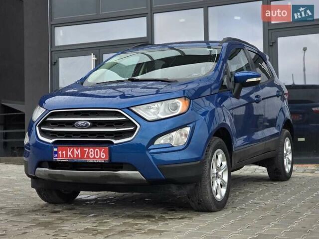 Синий Форд Экоспорт, объемом двигателя 2 л и пробегом 38 тыс. км за 11499 $, фото 3 на Automoto.ua