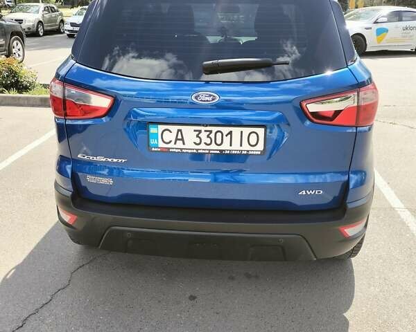 Синий Форд Экоспорт, объемом двигателя 2 л и пробегом 61 тыс. км за 14500 $, фото 5 на Automoto.ua