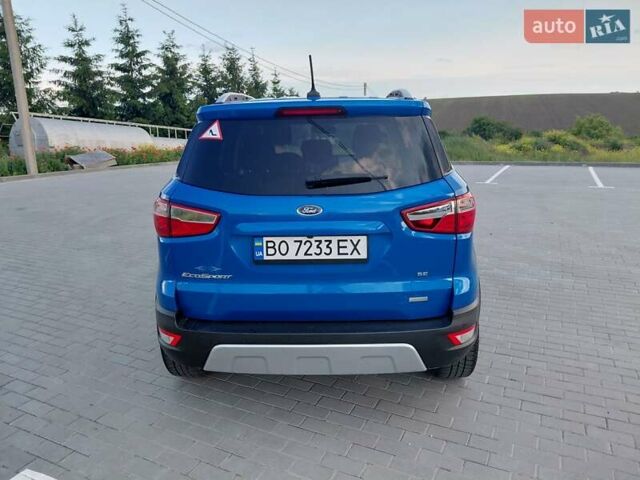 Синий Форд Экоспорт, объемом двигателя 1 л и пробегом 88 тыс. км за 10700 $, фото 7 на Automoto.ua