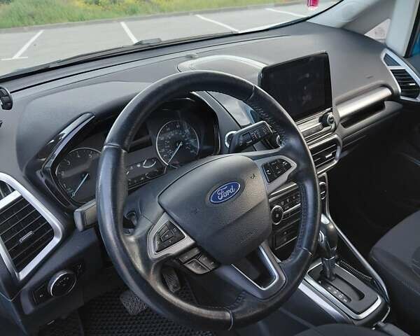 Синий Форд Экоспорт, объемом двигателя 1 л и пробегом 88 тыс. км за 10700 $, фото 28 на Automoto.ua