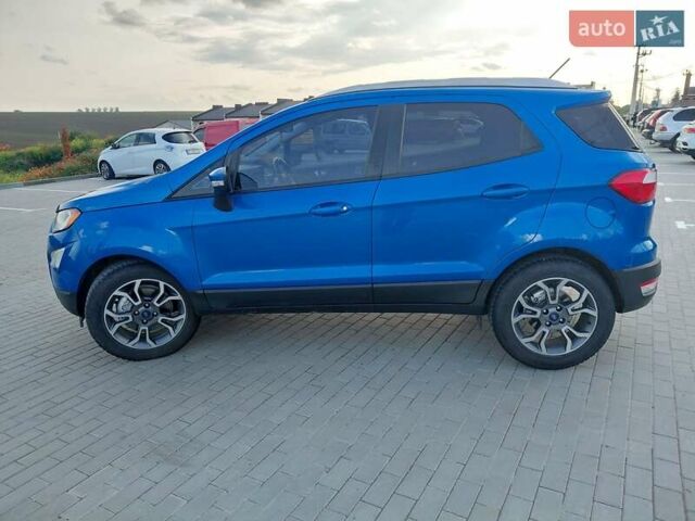 Синий Форд Экоспорт, объемом двигателя 1 л и пробегом 88 тыс. км за 10700 $, фото 4 на Automoto.ua