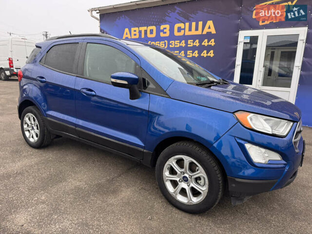 Синий Форд Экоспорт, объемом двигателя 1 л и пробегом 49 тыс. км за 10999 $, фото 2 на Automoto.ua