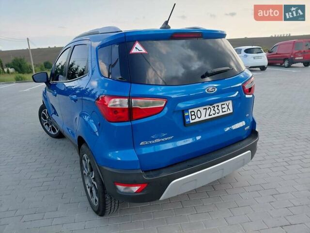 Синий Форд Экоспорт, объемом двигателя 1 л и пробегом 88 тыс. км за 10700 $, фото 6 на Automoto.ua
