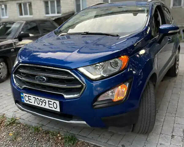 Синий Форд Экоспорт, объемом двигателя 2 л и пробегом 104 тыс. км за 12000 $, фото 4 на Automoto.ua