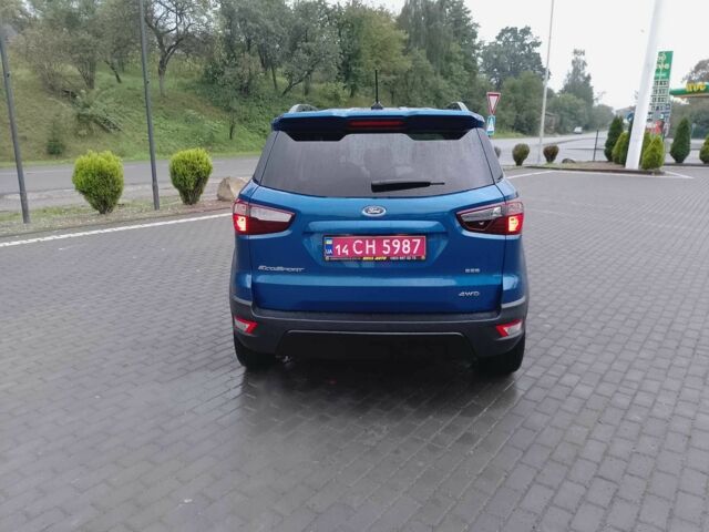 Синий Форд Экоспорт, объемом двигателя 2 л и пробегом 95 тыс. км за 12500 $, фото 5 на Automoto.ua