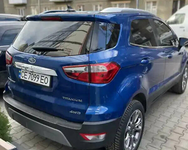 Синий Форд Экоспорт, объемом двигателя 2 л и пробегом 104 тыс. км за 12000 $, фото 5 на Automoto.ua