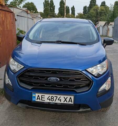 Синий Форд Экоспорт, объемом двигателя 1 л и пробегом 104 тыс. км за 12900 $, фото 1 на Automoto.ua