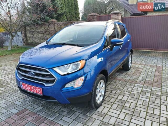 Синий Форд Экоспорт, объемом двигателя 2 л и пробегом 69 тыс. км за 12900 $, фото 2 на Automoto.ua