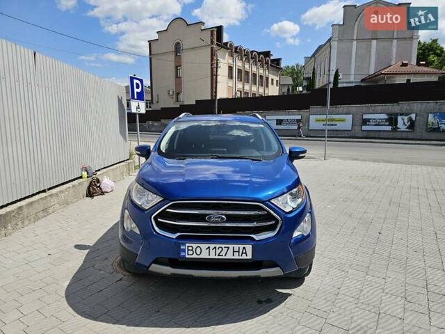Синий Форд Экоспорт, объемом двигателя 2 л и пробегом 52 тыс. км за 15000 $, фото 1 на Automoto.ua