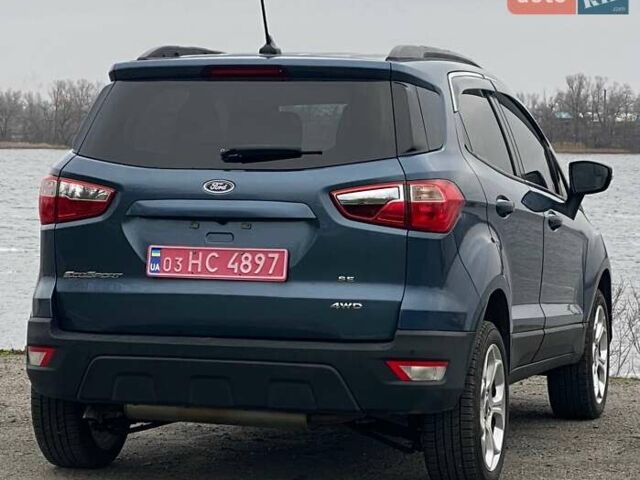 Синий Форд Экоспорт, объемом двигателя 2 л и пробегом 90 тыс. км за 13600 $, фото 4 на Automoto.ua