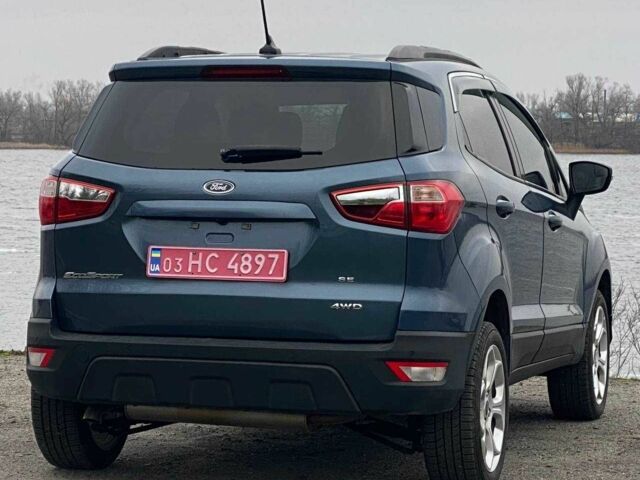 Синий Форд Экоспорт, объемом двигателя 2 л и пробегом 90 тыс. км за 13900 $, фото 3 на Automoto.ua