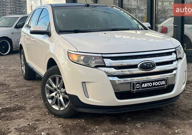 Белый Форд Эдж, объемом двигателя 3.5 л и пробегом 262 тыс. км за 10990 $, фото 6 на Automoto.ua