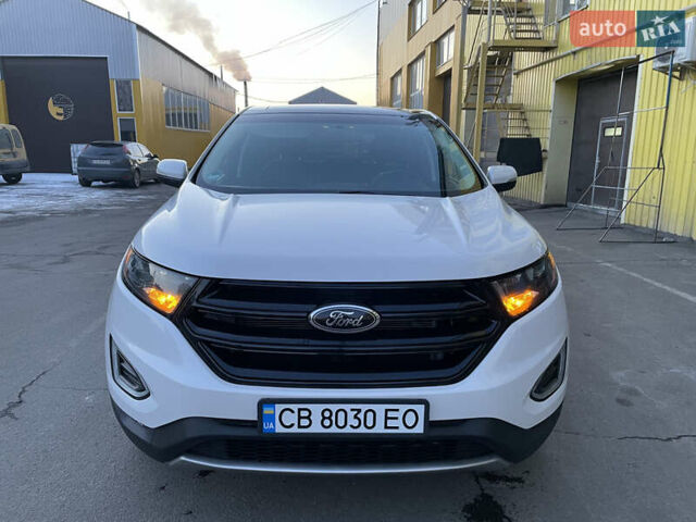 Белый Форд Эдж, объемом двигателя 3.5 л и пробегом 161 тыс. км за 17900 $, фото 1 на Automoto.ua