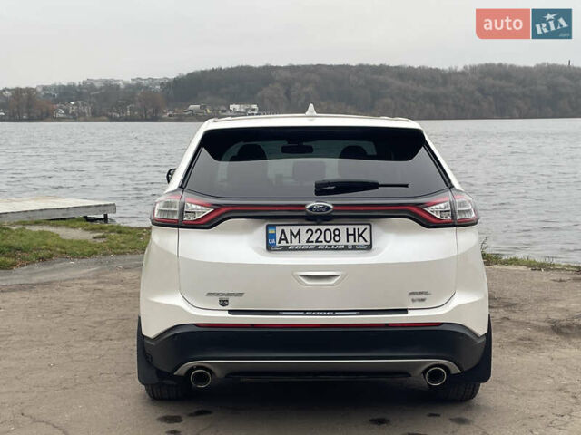 Білий Форд Едж, об'ємом двигуна 3.5 л та пробігом 153 тис. км за 16999 $, фото 5 на Automoto.ua