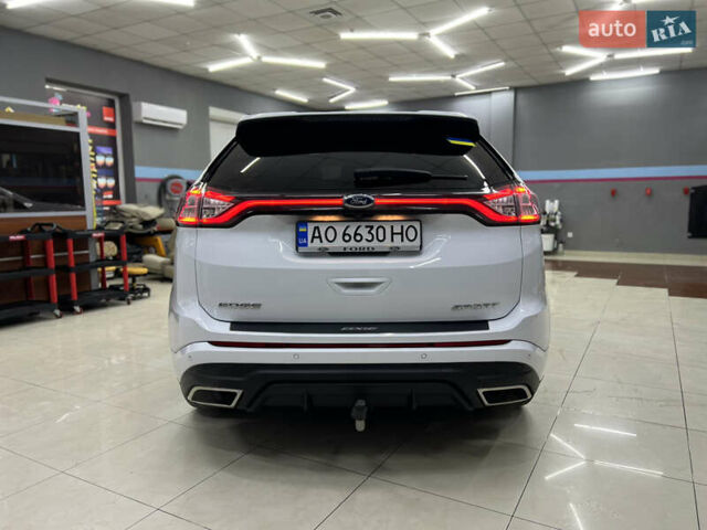 Белый Форд Эдж, объемом двигателя 2 л и пробегом 147 тыс. км за 22000 $, фото 6 на Automoto.ua
