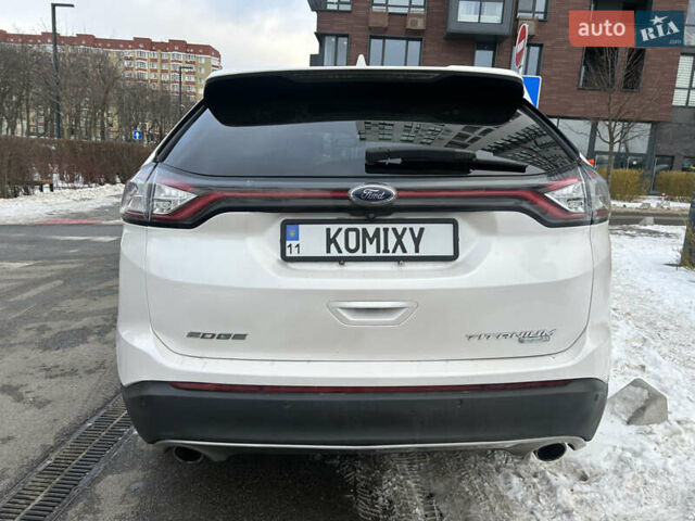 Білий Форд Едж, об'ємом двигуна 2 л та пробігом 123 тис. км за 17000 $, фото 1 на Automoto.ua